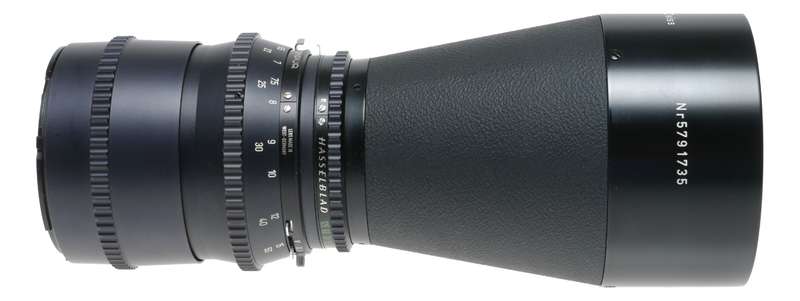 Hasselblad Tele-Tessar 1:5.6 f=350mm T* prime lens hood filter caps mint set