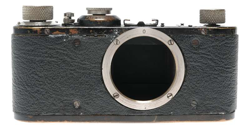 Leica I Standard Black paint #66548 35mm film camera vintage body only