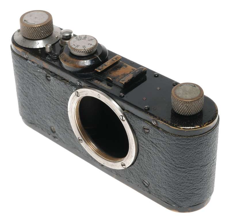 Leica I Standard Black paint #66548 35mm film camera vintage body only