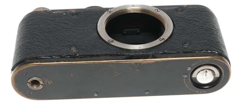 Leica I Standard Black paint #66548 35mm film camera vintage body only