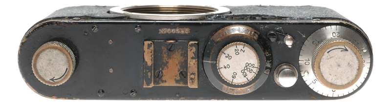 Leica I Standard Black paint #66548 35mm film camera vintage body only