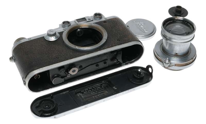 Leica III RF 35mm film camera M39mm lens Summar f=5cm 1:2