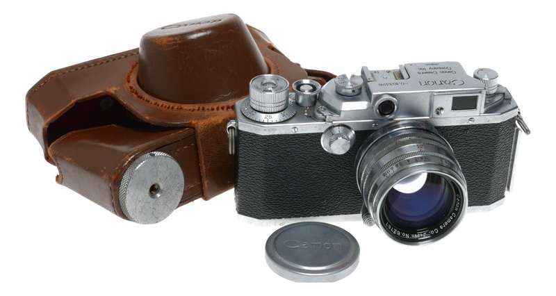 Canon IIF rangefinder camera vintage f:1.8 50mm LTM 1.8/50mm lens