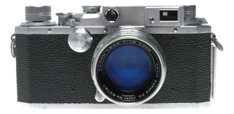 Canon IIF rangefinder camera vintage f:1.8 50mm LTM 1.8/50mm lens