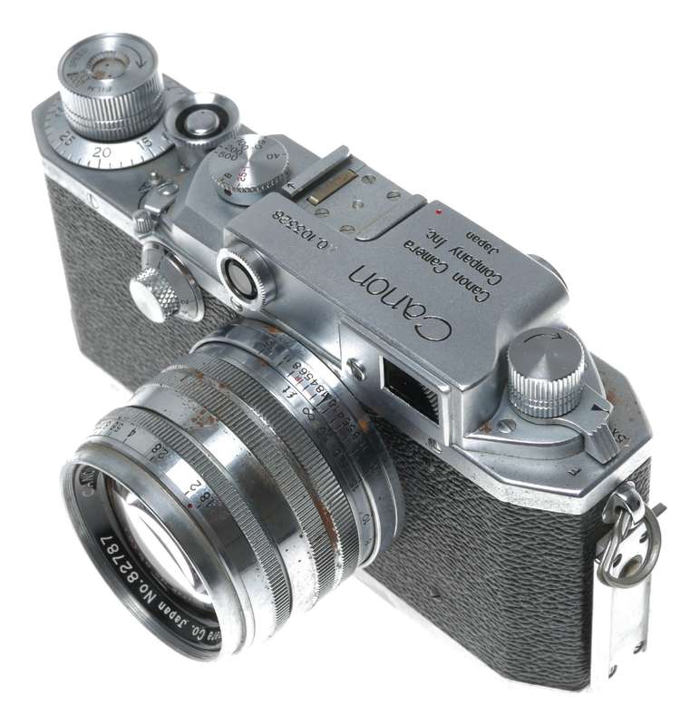 Canon IIF rangefinder camera vintage f:1.8 50mm LTM 1.8/50mm lens