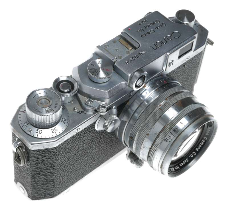 Canon IIF rangefinder camera vintage f:1.8 50mm LTM 1.8/50mm lens