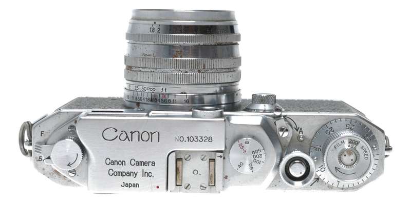 Canon IIF rangefinder camera vintage f:1.8 50mm LTM 1.8/50mm lens