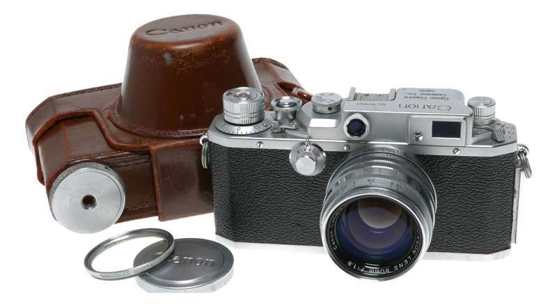 Canon IIS 2 rangefinder camera vintage f/1.8 50mm LTM 1.8/50mm coated lens