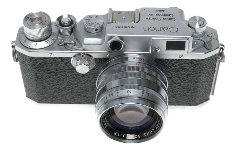 Canon IIS 2 rangefinder camera vintage f/1.8 50mm LTM 1.8/50mm coated lens