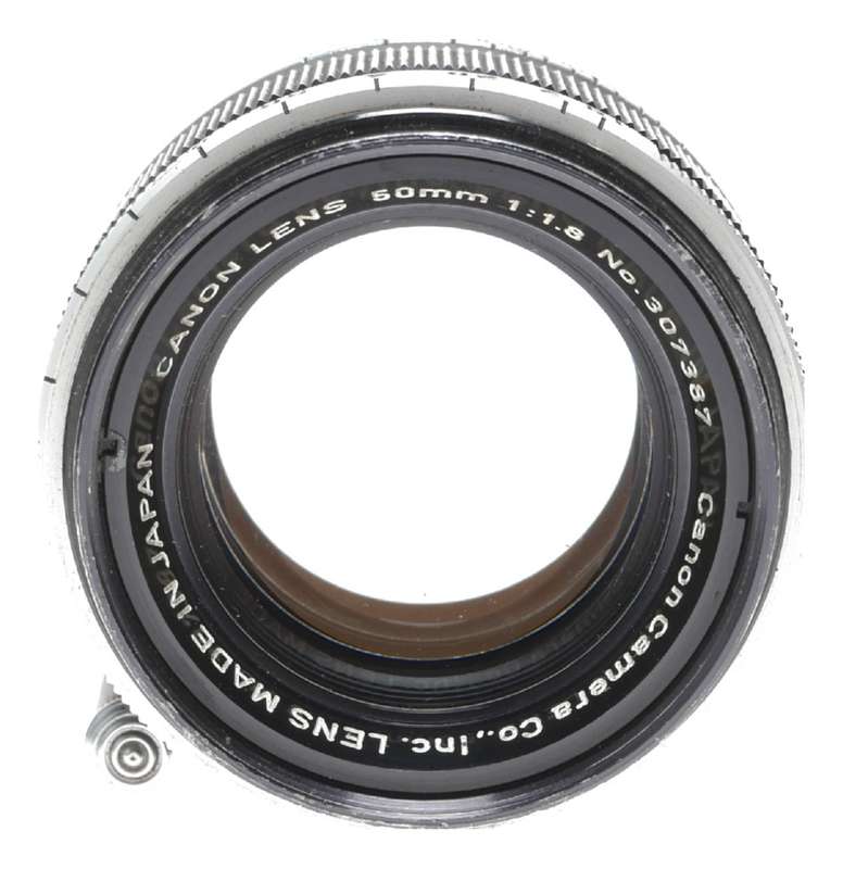 Canon II D1 35mm RF film camera retro LTM 1.8/50mm M39 coated lens cased