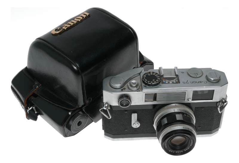 Canon 7S rangefinder 35mm chrome vintage film camera 2.8/50mm lens