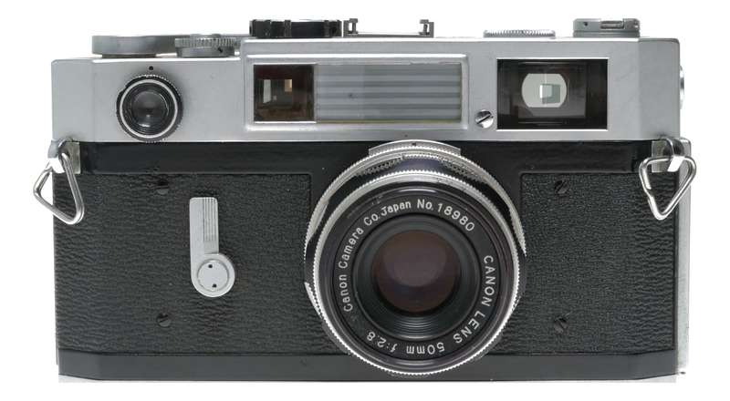 Canon 7S rangefinder 35mm chrome vintage film camera 2.8/50mm lens