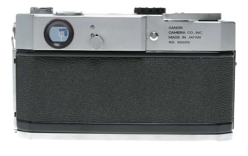 Canon Model 7 chrome vintage film camera 35mm rangefinder with case