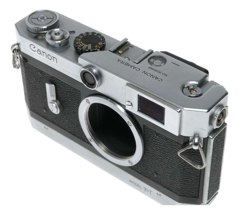 Canon Model VI-T rangefinder 35mm vintage film camera body cased