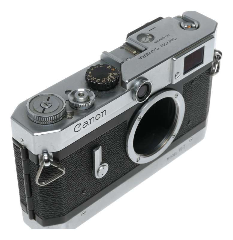 Canon Model VI-T rangefinder 35mm vintage film camera body cased