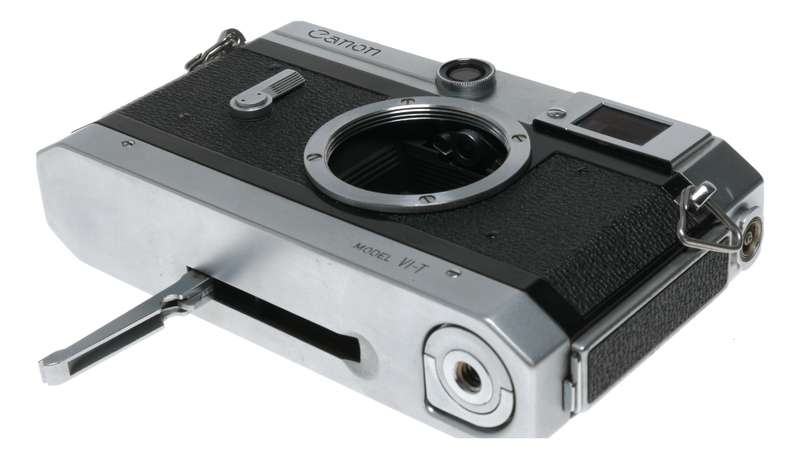 Canon Model VI-T rangefinder 35mm vintage film camera body cased