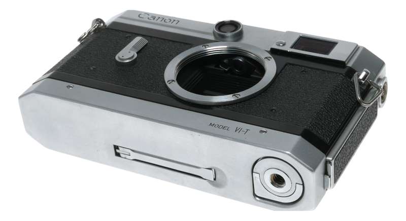 Canon Model VI-T rangefinder 35mm vintage film camera body cased