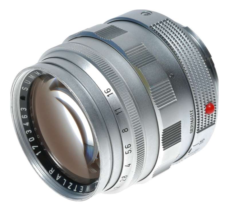Leica M3 Summilux 1.4/50mm rare chrome lens cased set Top Notch