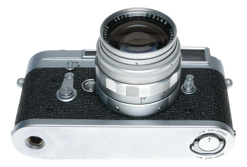 Leica M3 Summilux 1.4/50mm rare chrome lens cased set Top Notch