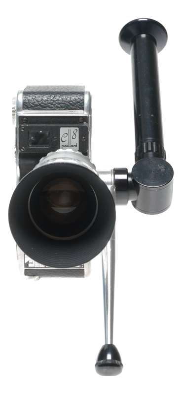 Bolex 8mm vintage film camera Som Berthiot Zoom lens Pan Cinor
