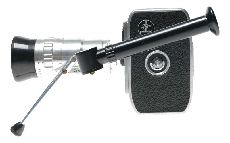 Bolex 8mm vintage film camera Som Berthiot Zoom lens Pan Cinor