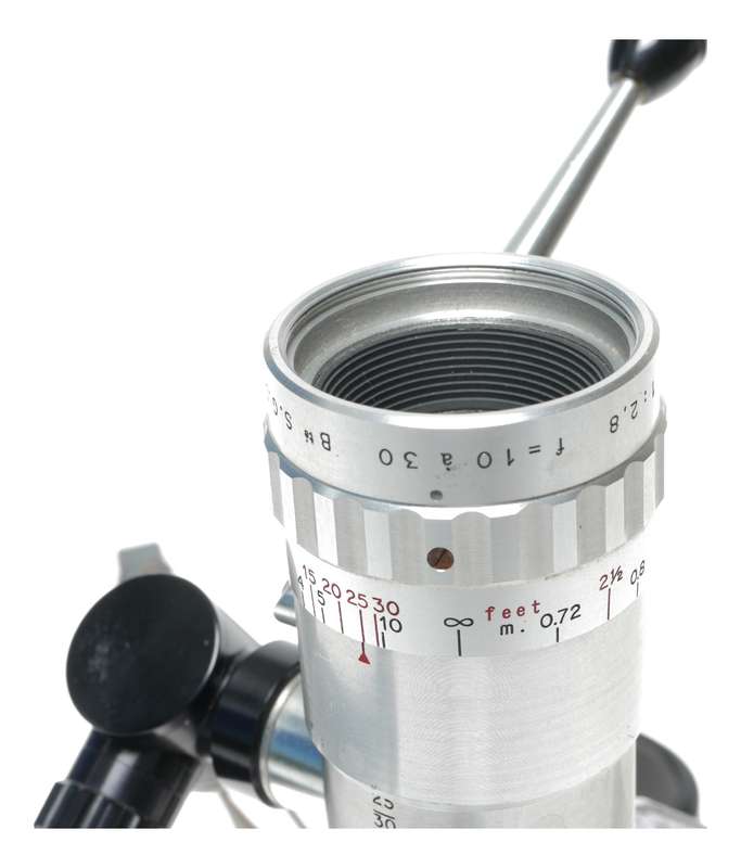 Bolex 8mm vintage film camera Som Berthiot Zoom lens Pan Cinor