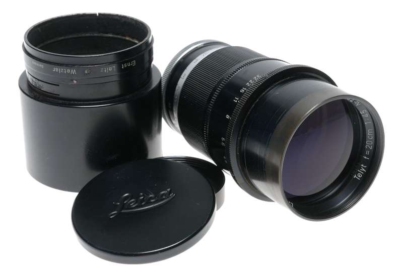 Telyt f=20cm 1:4.5 Visoflex SLR Leica rangefinder camera lens 4.5/200mm