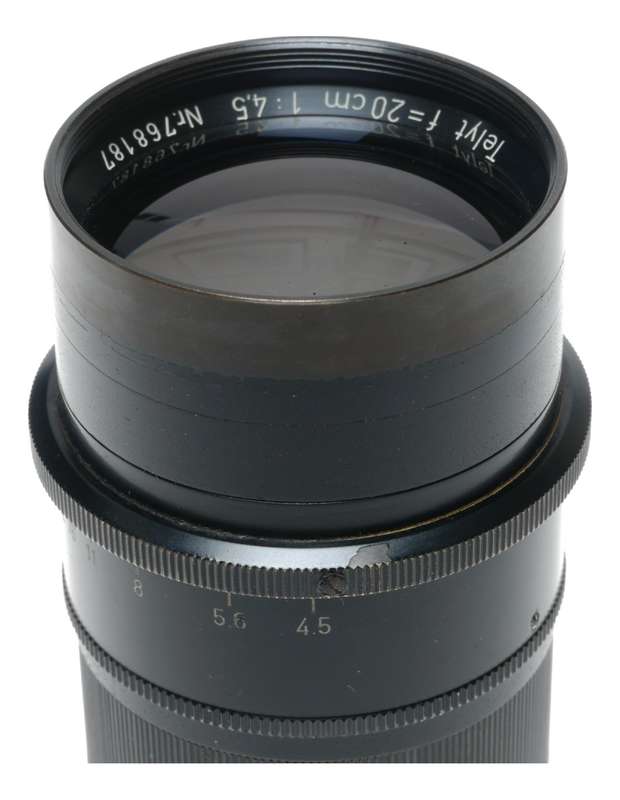 Telyt f=20cm 1:4.5 Visoflex SLR Leica rangefinder camera lens 4.5/200mm