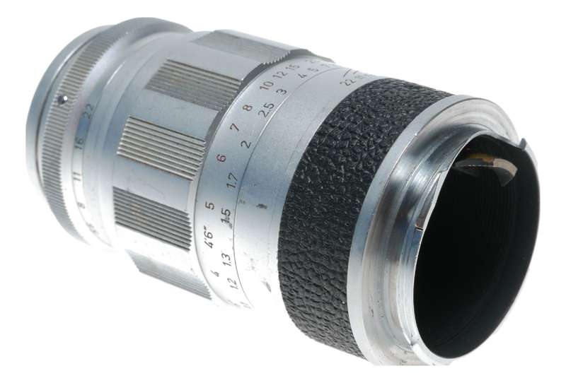 Elmarit 2.8/90mm Leica M Leitz camera lens with hood caps and filter set