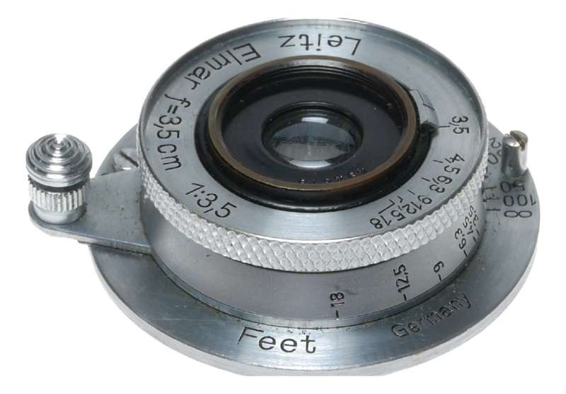 Leitz Elmar f=3.5cm 1:3.5 wide angle Leica M39 screw mount lens set f=35mm