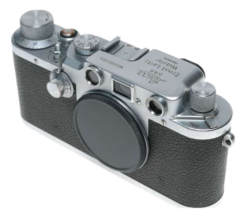IIIc Leica Just Serviced M39 rangefinder body 3c case cap and manual