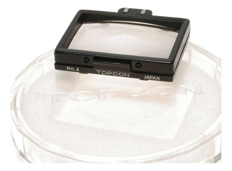 No.4 Topcon Grid squares Focussing screen SLR camera ground glass