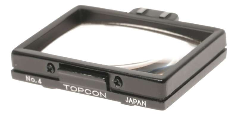 No.4 Topcon Grid squares Focussing screen SLR camera ground glass