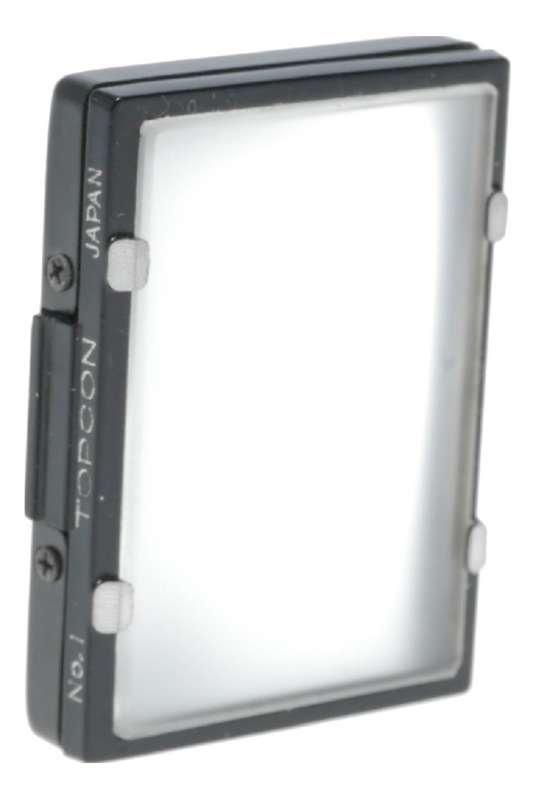 Topcon Focussing screen No.1 split screen SLR camera ground glass