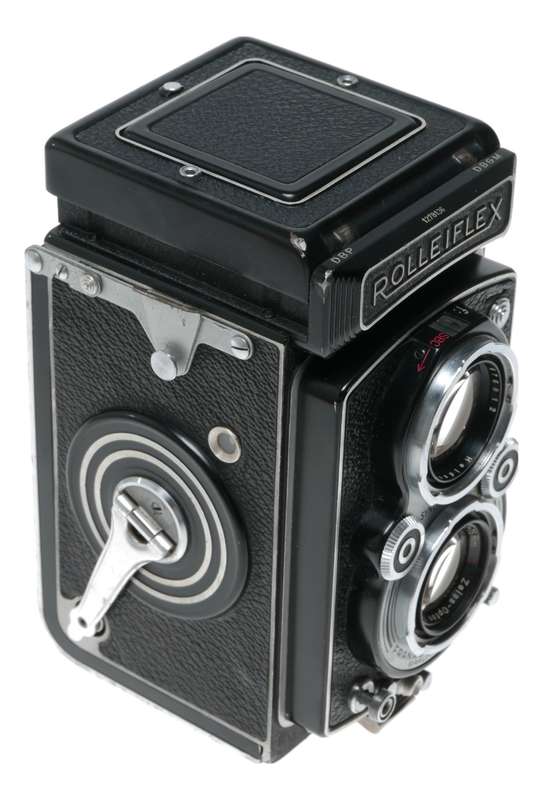 Rolleiflex TLR medium format film camera Tessar 3.5/75mm Zeiss-Opton T