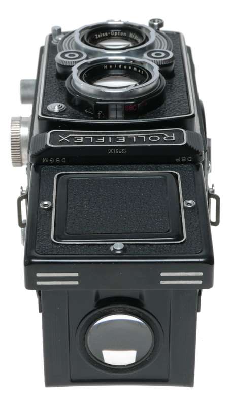 Rolleiflex TLR medium format film camera Tessar 3.5/75mm Zeiss-Opton T