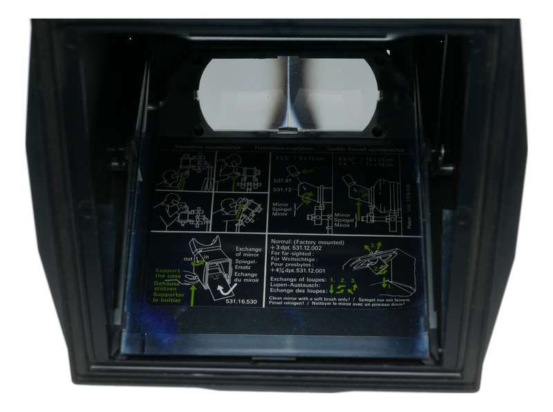 Sinar Boxed binocular Reflex viewfinder fits P, P2 531.12 accessory