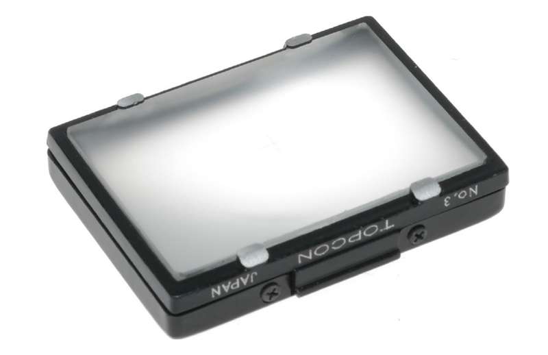 No.3 Topcon Focussing screen SLR camera ground glass Fresnel accessory