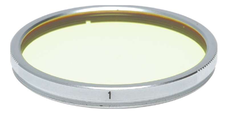 Leica Yellow 1 filter E43 Rare size Wetzlar Germany Leitz 43mm Summilux