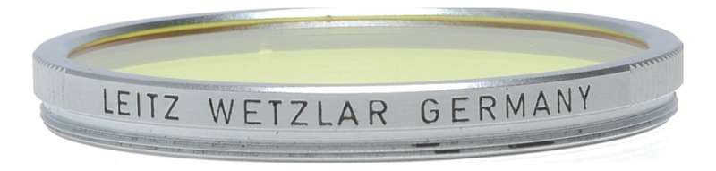 Leica Yellow 1 filter E43 Rare size Wetzlar Germany Leitz 43mm Summilux