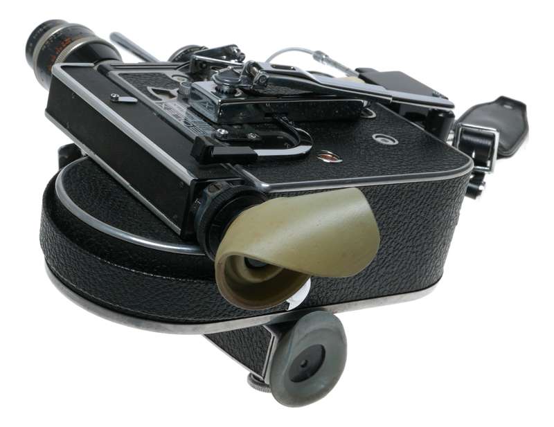 Bolex H16 RX Reflex 3 lens turret 16mm movie camera Yvar Switar lenses Xtra's