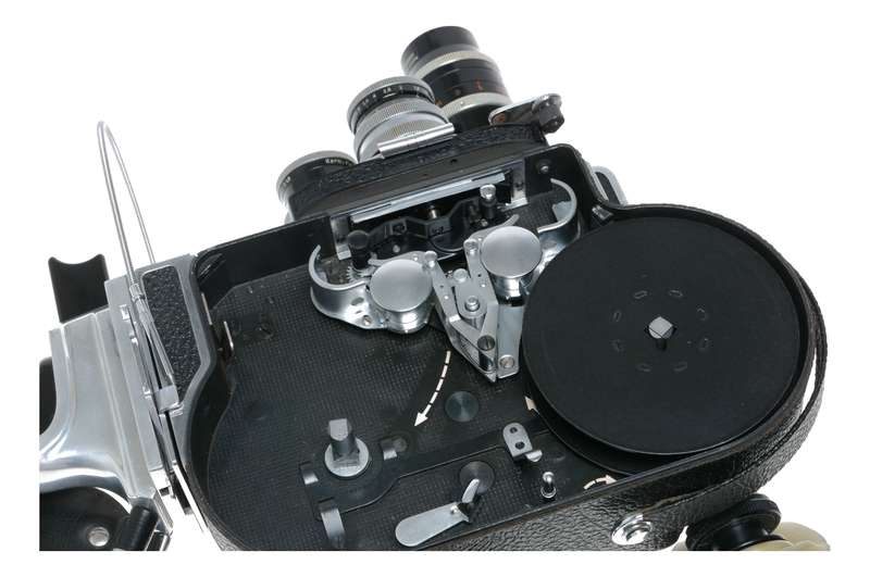 Bolex H16 RX Reflex 3 lens turret 16mm movie camera Yvar Switar lenses Xtra's