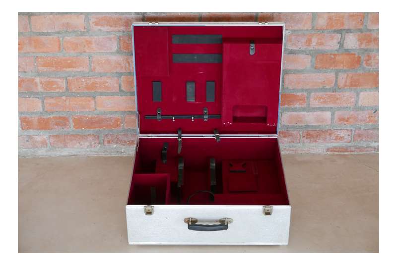 Bolex H16 reflex Alluminum flight case custom fitted original ex factory set
