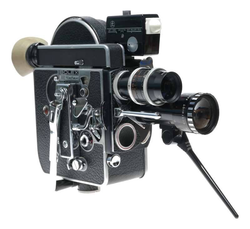 Bolex H8 Reflex camera 16mm Movie Som Berthiot Zoom 2.8/75mm Yvar