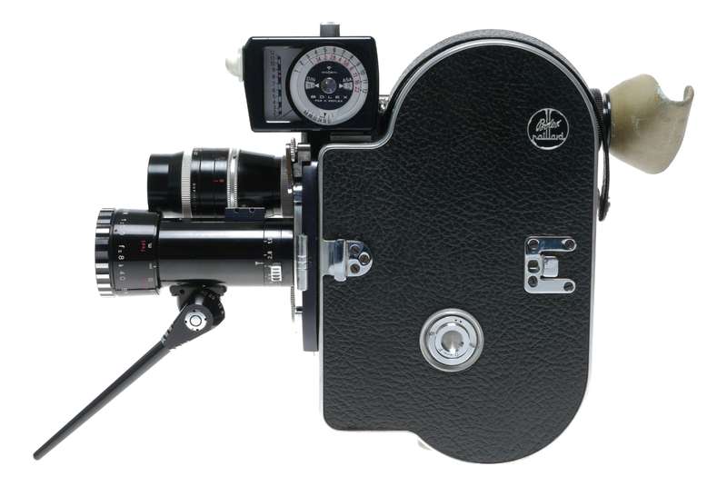 Bolex H8 Reflex camera 16mm Movie Som Berthiot Zoom 2.8/75mm Yvar