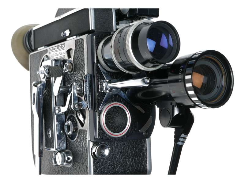 Bolex H8 Reflex camera 16mm Movie Som Berthiot Zoom 2.8/75mm Yvar