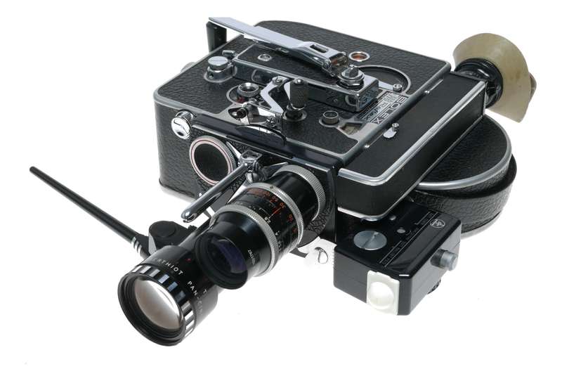 Bolex H8 Reflex camera 16mm Movie Som Berthiot Zoom 2.8/75mm Yvar