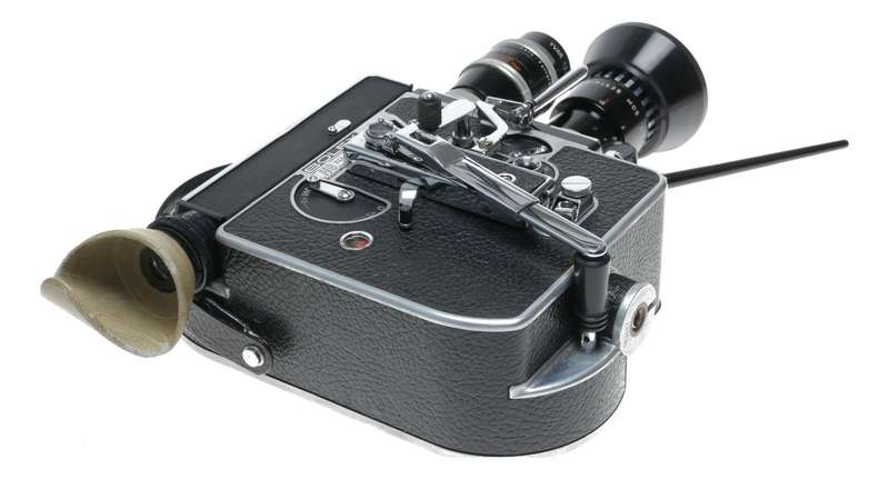 Bolex H8 Reflex camera 16mm Movie Som Berthiot Zoom 2.8/75mm Yvar