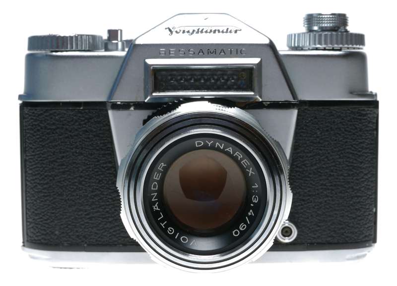 Voigtlander Bessamatic SLR 35mm film camera 4 lenses Dynarex set