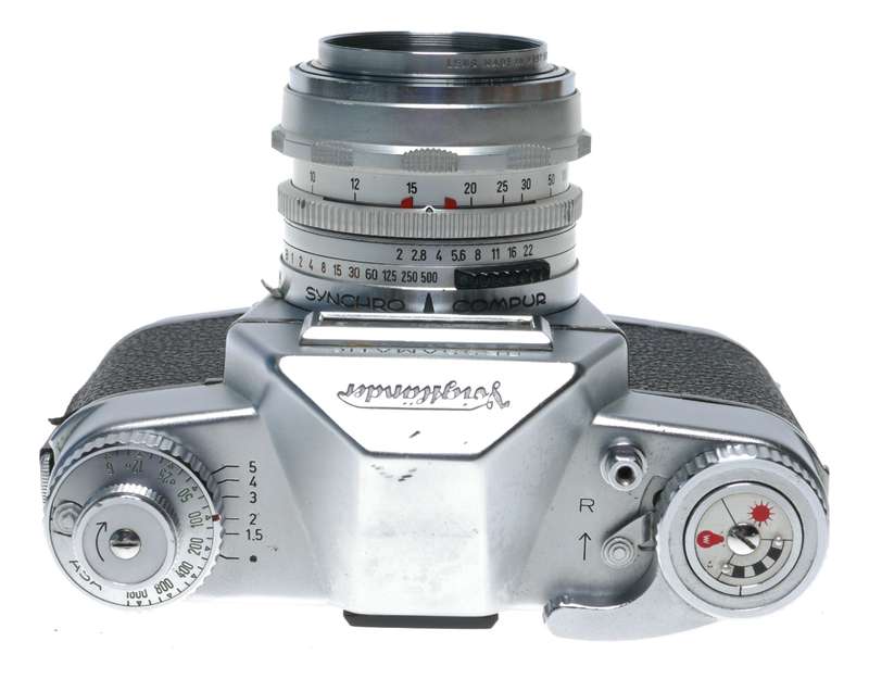 Voigtlander Bessamatic SLR 35mm film camera 4 lenses Dynarex set